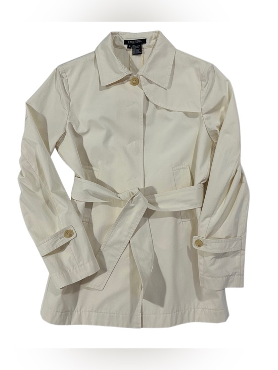 Etcetera Jackets & Blazers - Etcetera Cream Belted Lightweight Trench Coat Jacket Women’s Size 6